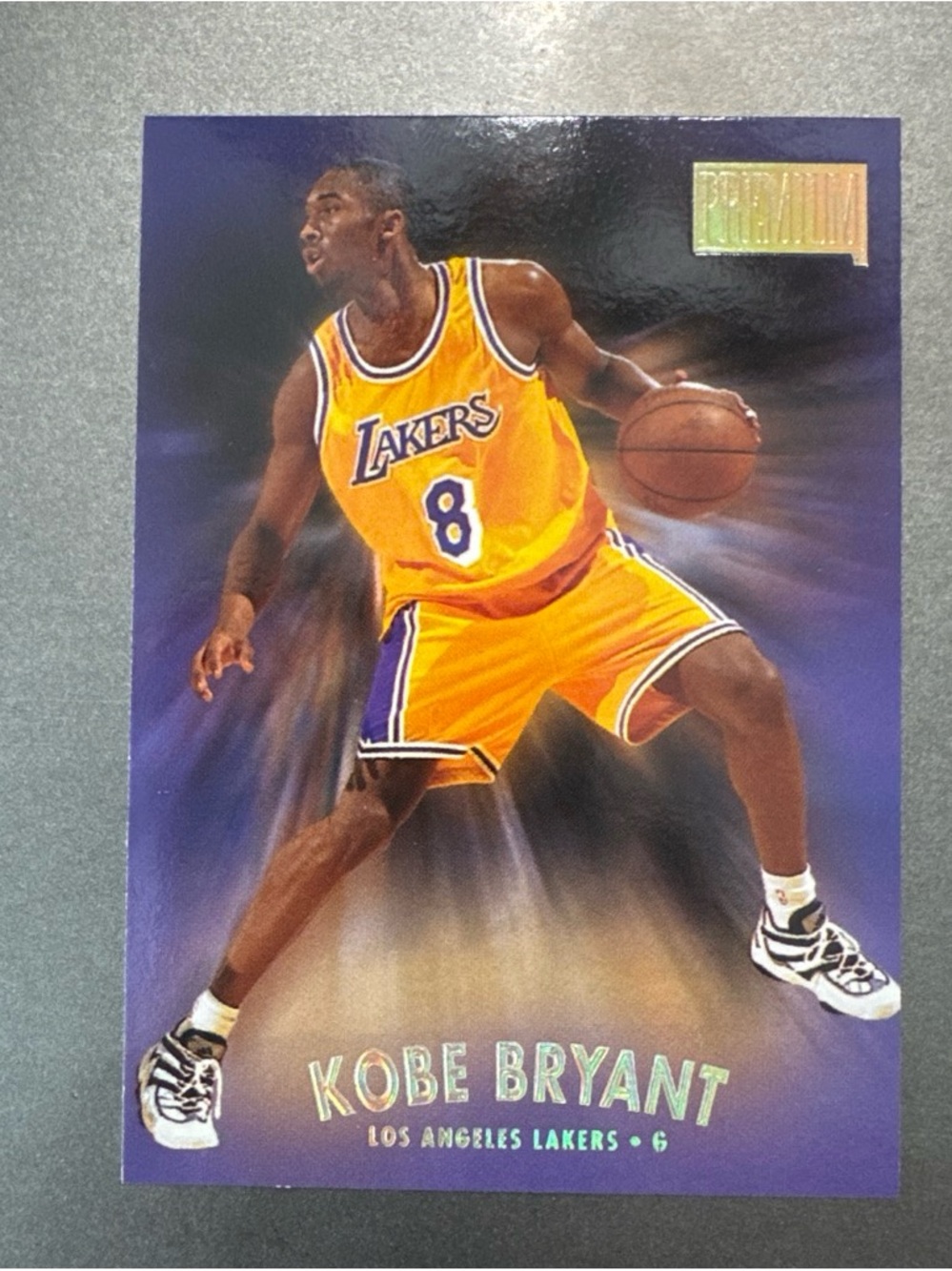 Kobe Bryant Los Angeles Lakers Rookie Card - Purple & Gold
